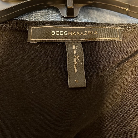 BCBG Max Azria black ruffle romper - Picture 6 of 8